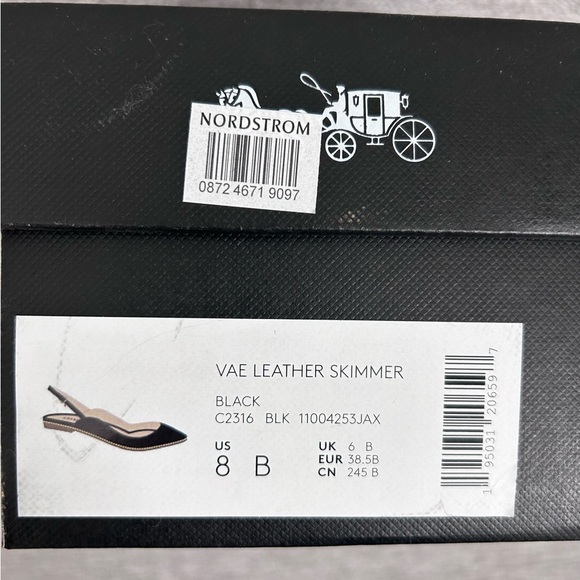 EUC Coach leather sling back flats size 8 - Picture 11 of 13